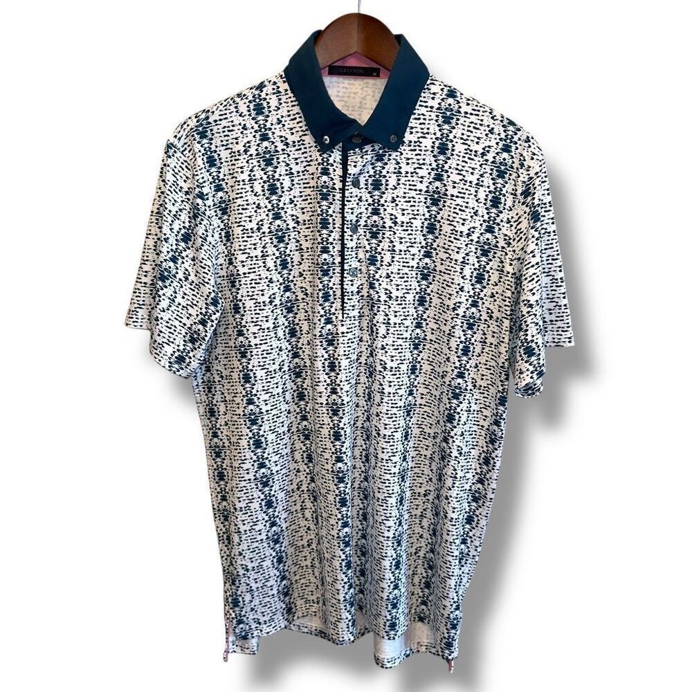 Greyson Den of Thieves Performance Golf Polo Shirt Size M